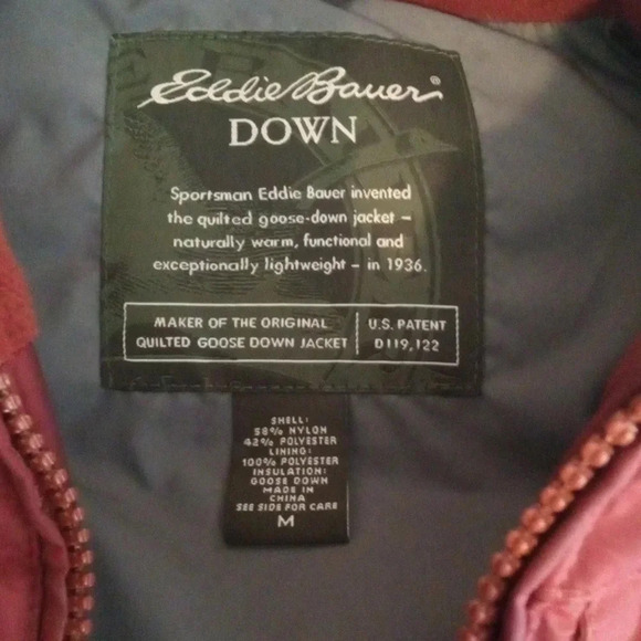 Eddie Bauer vintage down puffer vest men's medium - Picture 5 of 8